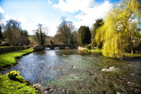 Ashford in the Water Bridge Canvas
